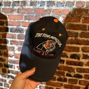 Y2K Embroidered Motorcycle Hat